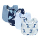 4Pcs Baby Bibs Burp Clothes Cartoon Newborn Saliva Towels for Girls Boys Cotton Kids Apron Infant Accessories Toddler Bibs Set