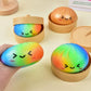 Simulated Colorful Dumpling Squishy Toys Slow Rising Stress Relief Fidget Ball, Soft Squeeze Decompression Toy for Adults & Kids
