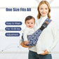 Baby Going Out Safety Carrier Simple Leopard Pattern Portable Front Hug Type Back Baby Out of the Baby Artifact Waist Stool