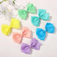 30pcs 4.5' Random Color Newborn Hair Bows Candy Color with Clip Baby Girls Handmade Hair Clip Hairgrips Baby Hair Accessories