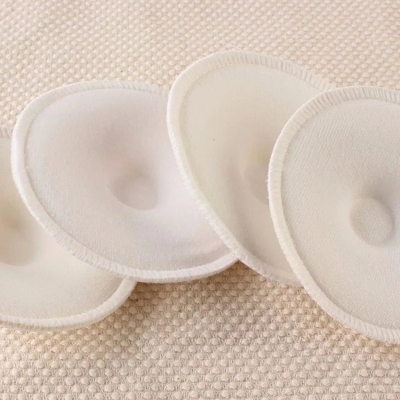 Bamboo Breast Pad Nursing Pads For Mum Washable Waterproof Feeding Pad Bamboo Reusable Breast Pads 4 Pcs New