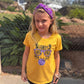 Sporty Knotted Headband Purple Football
