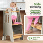 Standing Toddler Tower with Sliding Safety Door
