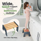 1-Step Wooden Stool for Kids(Multi-Purpose Step Stool for Kitchen, Bath, and Potty Training)