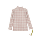 The Printed Turtleneck - Mauve Check