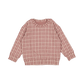 The Printed Sweatshirt - Mauve Check
