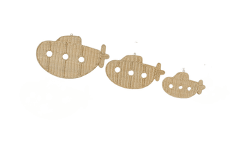 Dreamy Submarine Rattan Wall Décor