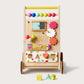 Tiny Land® Premium Natural Wooden Activity Walker