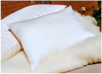 Organic Cotton Organic Cotton Toddler Pillow In Org Sateen Sheeting Case