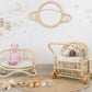 The "Petite Reverie" Miniature Rattan Doll Couch