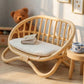 The "Petite Reverie" Miniature Rattan Doll Couch