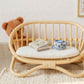 The "Petite Reverie" Miniature Rattan Doll Couch