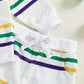 Toddler Mardi Gras Stripes Two-Piece Set