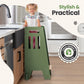 Standing Toddler Tower with Sliding Safety Door