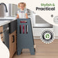 Standing Toddler Tower with Sliding Safety Door
