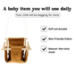 Organic Cotton Indoor High Back Baby & Toddler Swing-Toffee