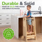 Standing Toddler Tower with Sliding Safety Door