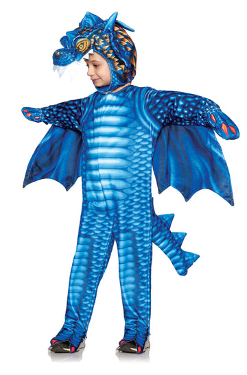 Blue Dragon Toddler Costume | Medium