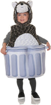 Lil Rascal Raccoon Plush Belly Babies Toddler Costume | X-Large (4-6)