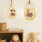 Rattan Doll Wall Hanger Chair – Boho Kids Room Decor & Gift for Girls | Handmade Nursery Wall Basket for Dolls