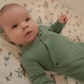 2 pc.  footie set | Red and Green