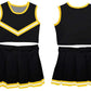 Vive La Fete - Black Gold Sleeveless Cheerleader Set