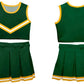 Vive La Fete - Green and Gold Game Day Sleeveless Cheerleader Set