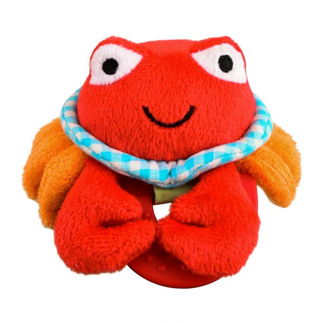 Flower, Crab, Moose, and Lamb Combo Teether for Babies Pack of 4