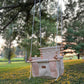 Premium Outdoor High Back Baby & Toddler Swing- Wheat