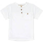 White Pique Henley - Me & Henry