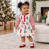 Baby Girl's Christmas Trees Cotton Dress