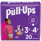 PULLUPS DIAPR 3T4T GIRL ( 4 X 20 CT   )