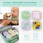 Olababy Silicone Food Storage Containers for Baby Meals On the Go (4-Pack)