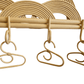 Montessori Rainbow Wall Hanger  |  Rattan Wall Rack | Boho Nursery Wall Hooks for Kids