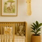 Rattan Giraffe Wall Decor – Boho Nursery & Kids Room Wall Art | Handmade Safari Animal Decor