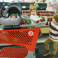 Baby Shopping Cart Hammock | Black Fabric