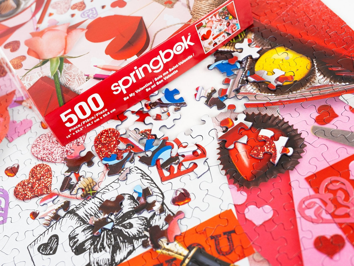 Be My Valentine 500 Piece Jigsaw Puzzle | Springbok Puzzles