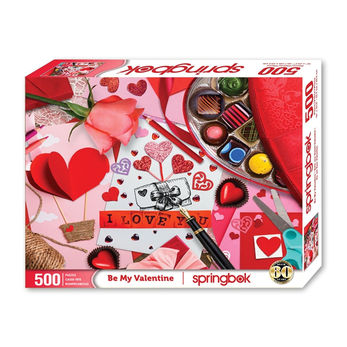 Be My Valentine 500 Piece Jigsaw Puzzle | Springbok Puzzles