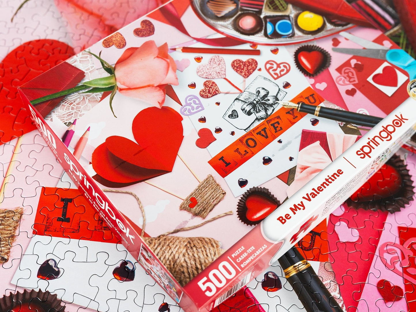 Be My Valentine 500 Piece Jigsaw Puzzle | Springbok Puzzles