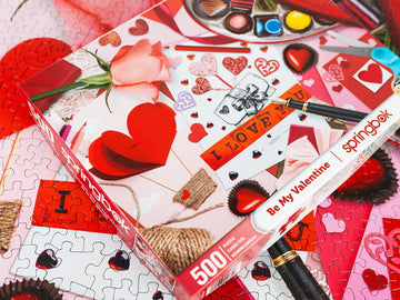 Be My Valentine 500 Piece Jigsaw Puzzle | Springbok Puzzles