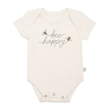 graphic bodysuit | bee happy
