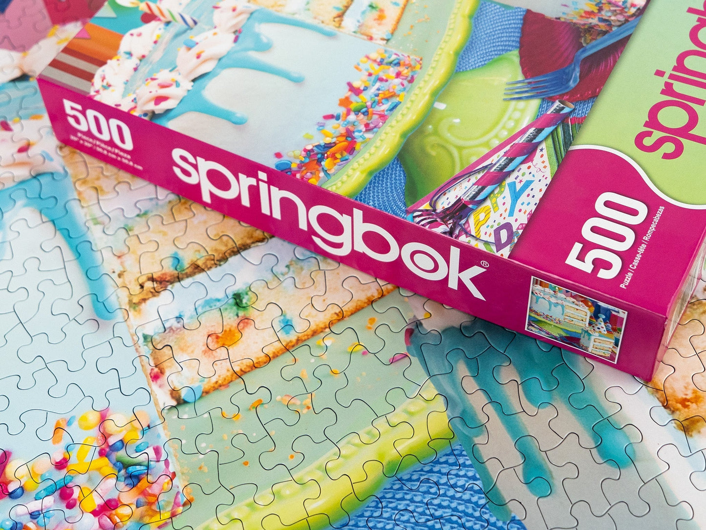 Birthday Cake 500 Piece Jigsaw Puzzle - Limited Release | Springbok Puzzles