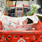 Baby Shopping Cart Hammock | Full Bloom Watercolor Floral Print