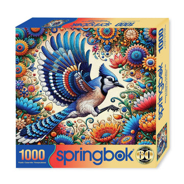Blue Jay in Summer 1000 Piece Jigsaw Puzzle | Springbok Puzzles