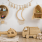 Rattan Toy Helicopter – Handcrafted Boho Pretend Play Toy for Kids | Montessori Airplane Nursery Decor