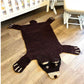 Organic Wool Play Mat + Nursery Rug  | Brown Bear