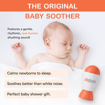 Baby Shusher Sound Machine – Real Human Shushing Sound for Newborn Sleep & Soothing