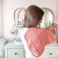 Rose Set - Muslin Burp Cloths (4 Pack)