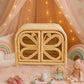 Rattan Doll Clothes Wardrobe | Boho Butterfly Dresser for Kids | Eco-Friendly Nursery Decor
