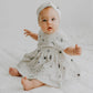 short sleeve twirl dress | celestial